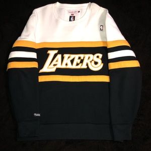 Mitchell and Ness Los Angeles Lakers Crew Sweater